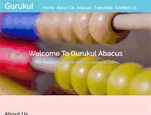 Tablet Screenshot of gurukulabacus.com